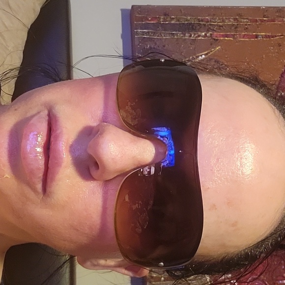 SOLD Tortoise Shield Sunglasses - Picture 2 of 8